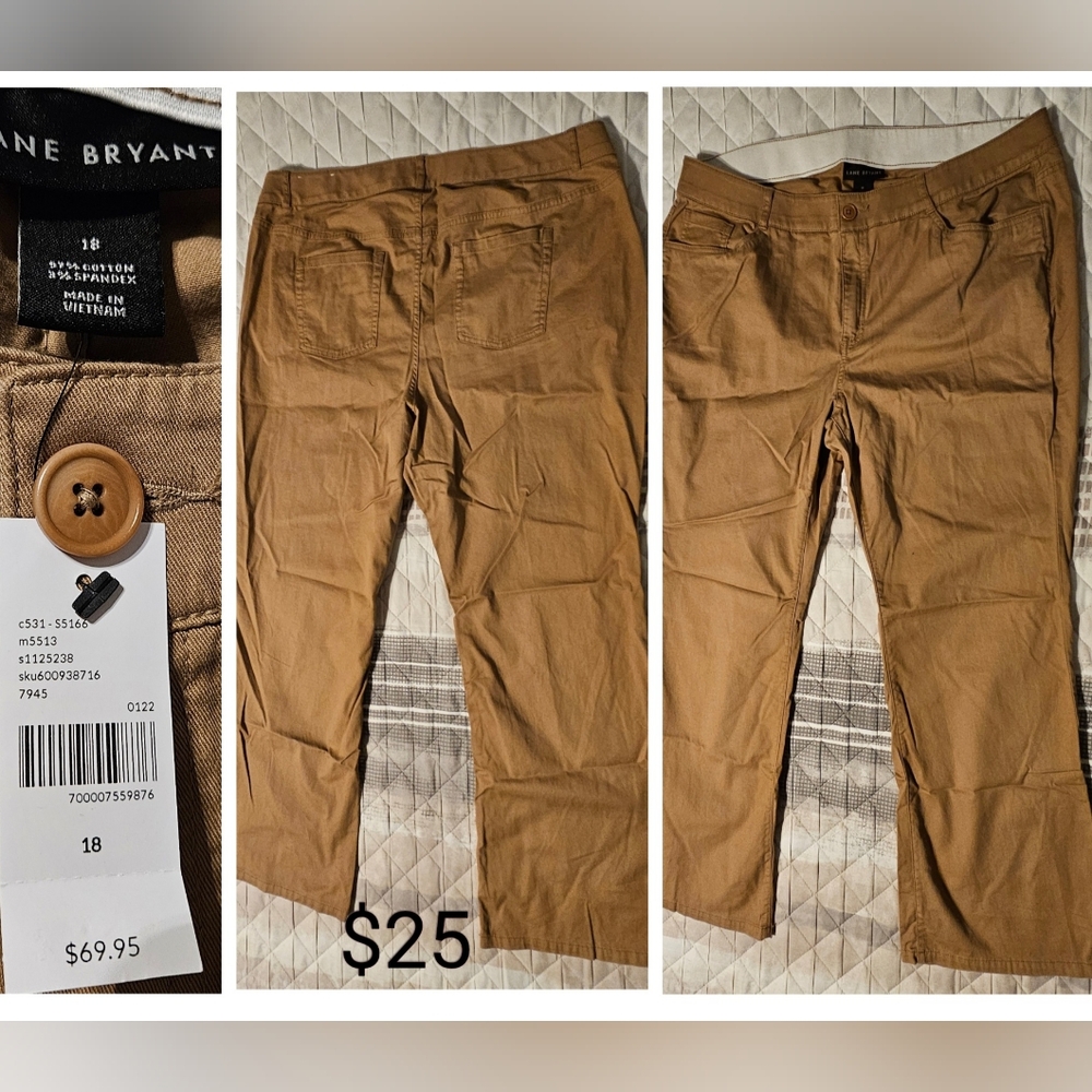 Lane Bryant Khaki Pants